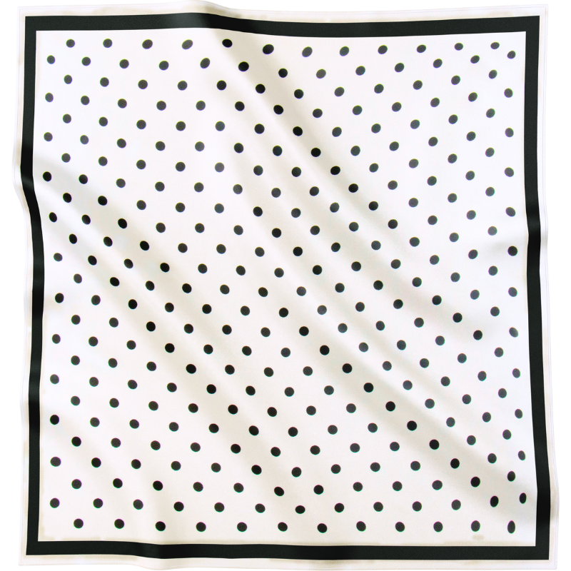 SEIDENTUCH 70 POLKA PRISTINE